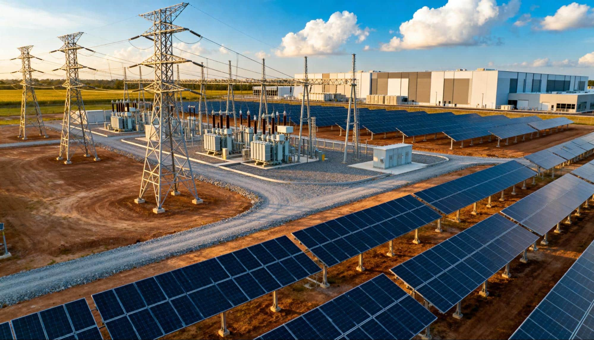 Data centre and solar infrastructure